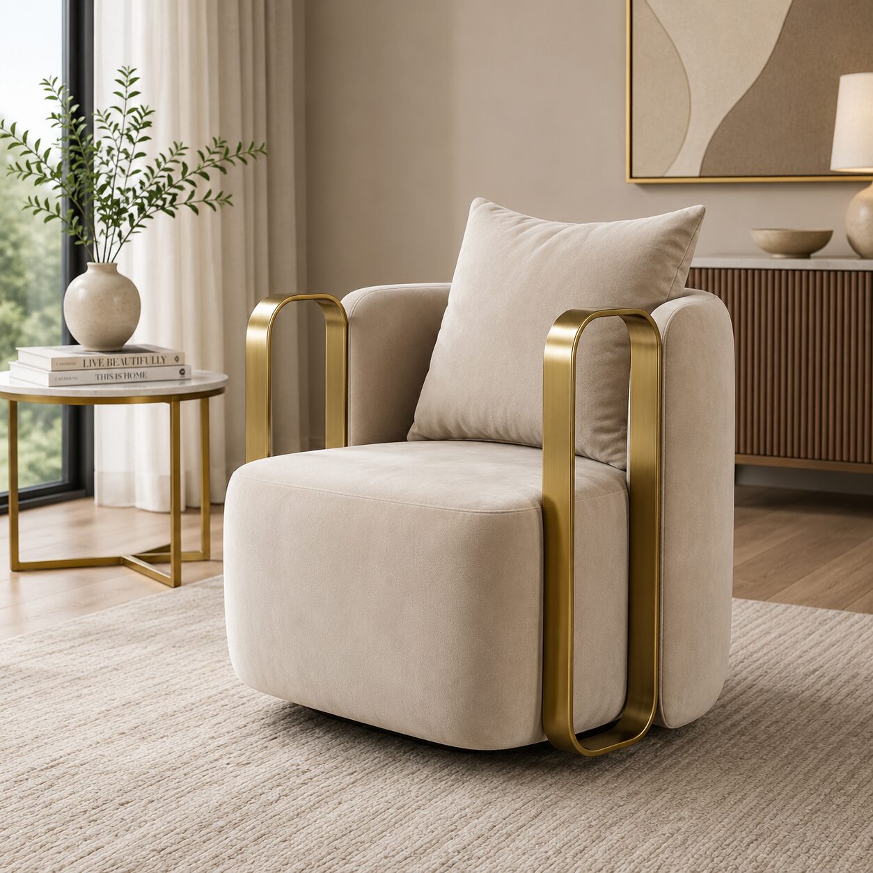 Single-Seater Swivel Chair - Image 5