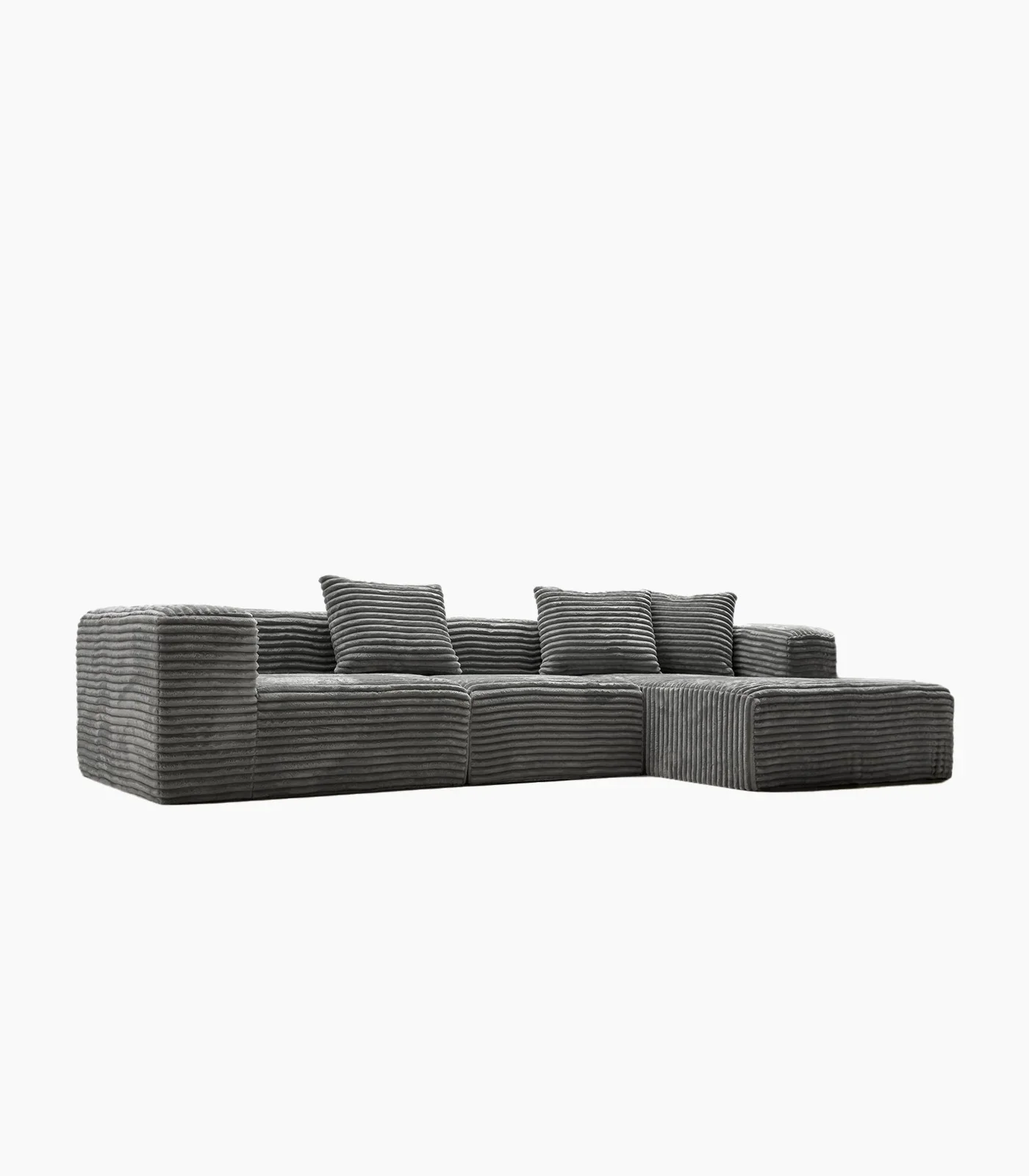 Aria L Shape Sofa- 100% Polyester - Image 2