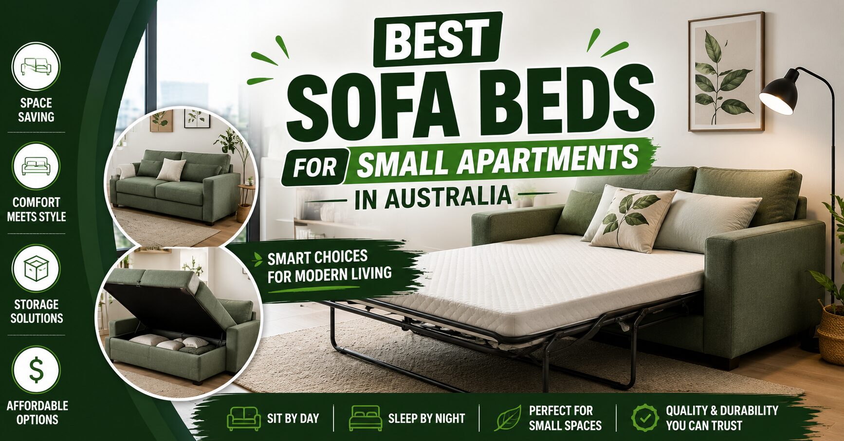 Best Sofa Beds for Small Apartments in Australia