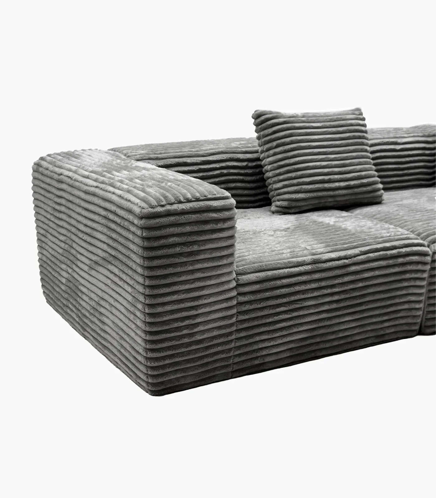 Aria L Shape Sofa- 100% Polyester - Image 7