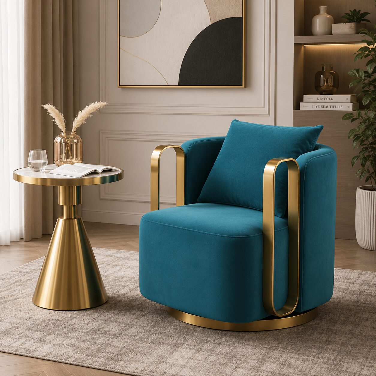 Single-Seater Swivel Chair - Image 3