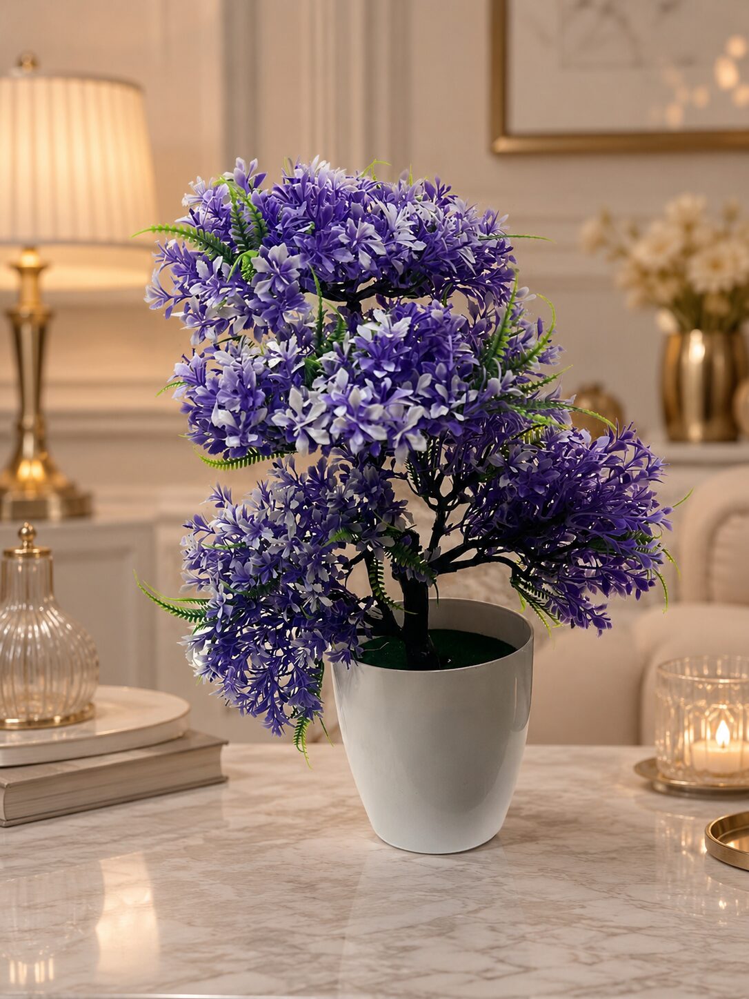 Lavender Blossom Artificial Plant - Image 2