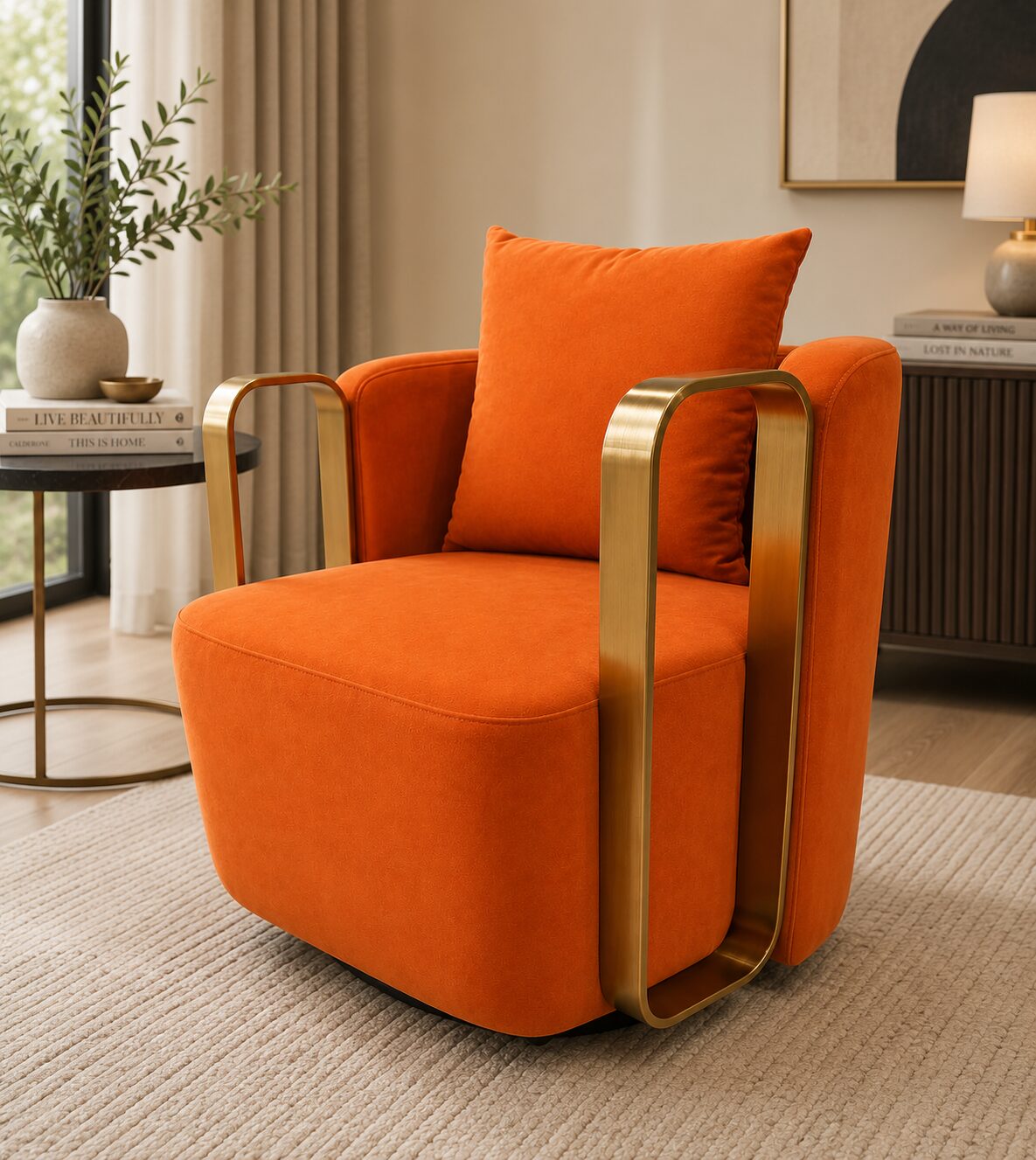 Single-Seater Swivel Chair