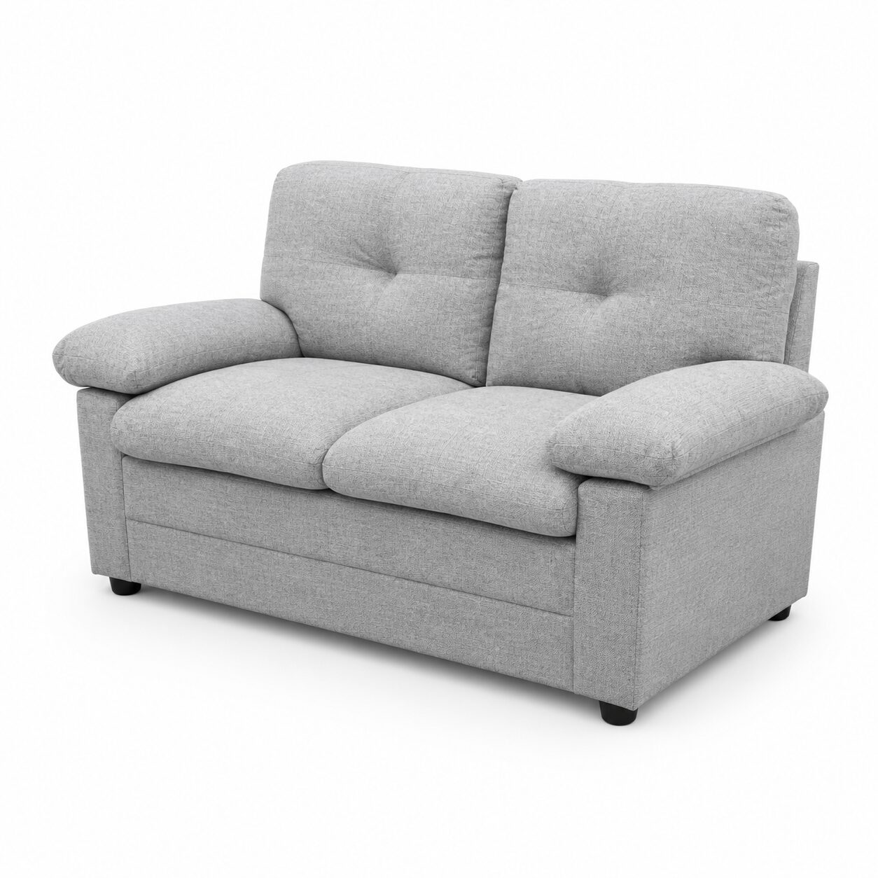 Elora 2-Seater Sofa – Mid Grey - Image 5