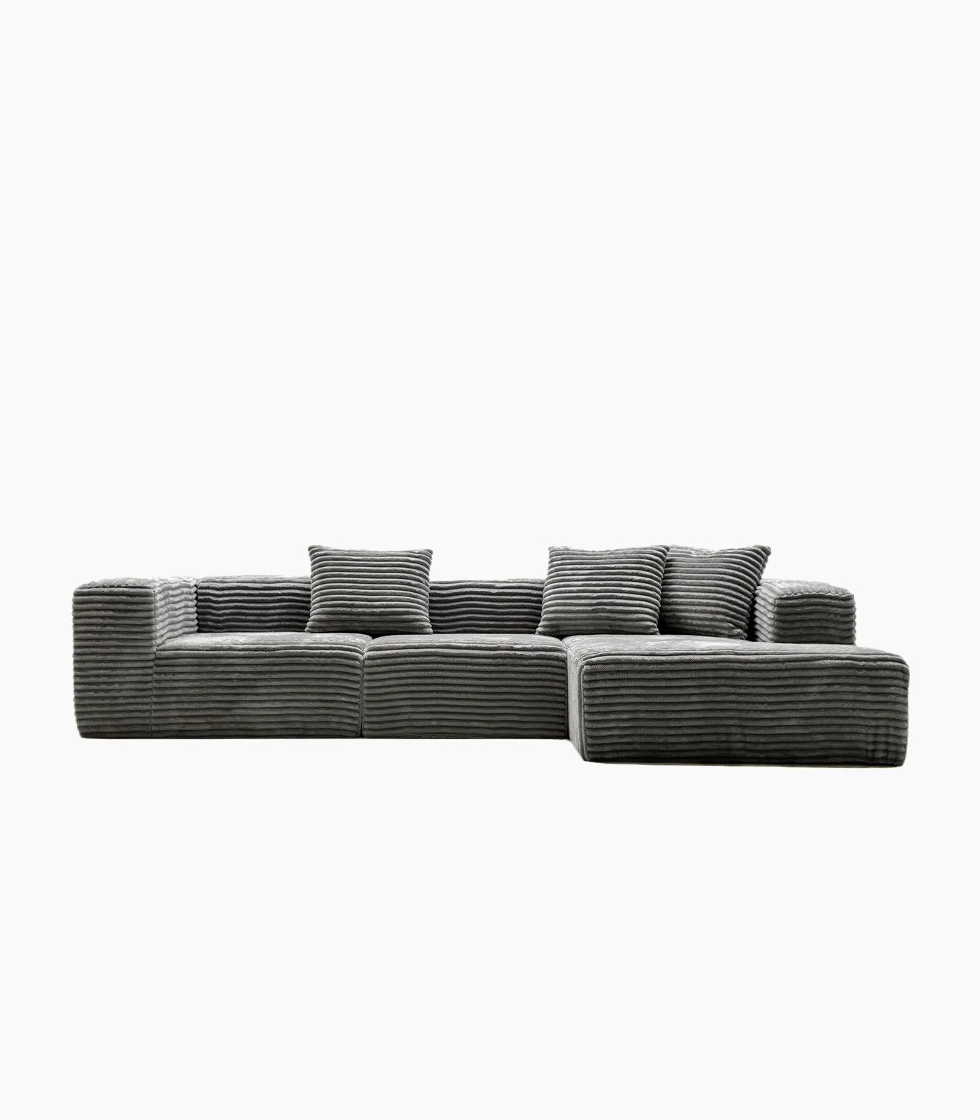 Aria L Shape Sofa- 100% Polyester - Image 3