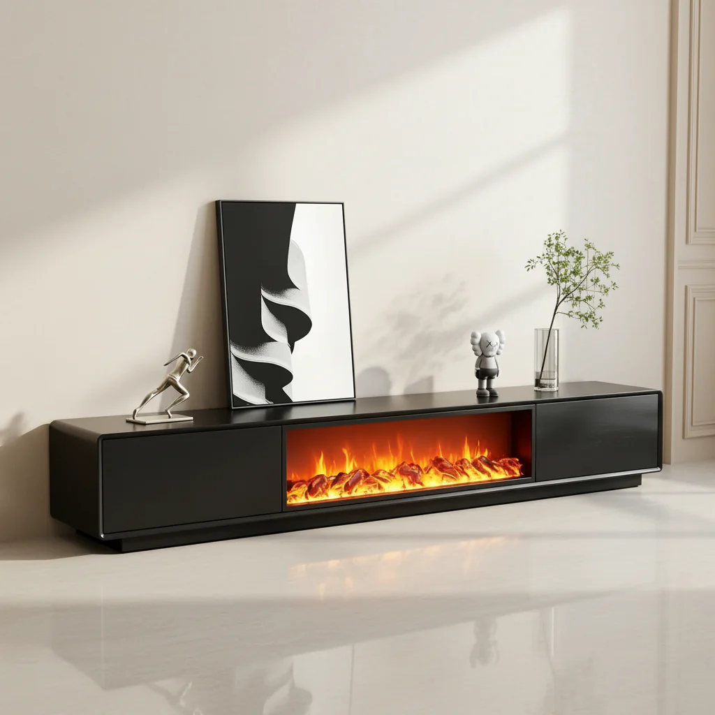 Elra Luxe Electric Fireplace TV Unit