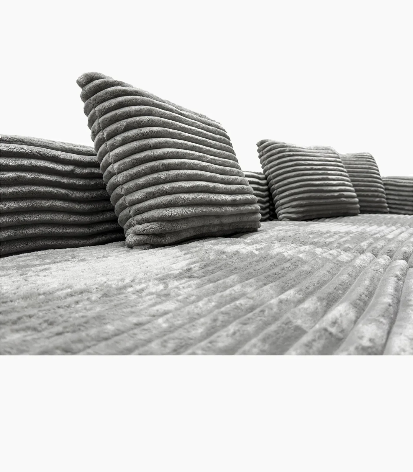 Aria L Shape Sofa- 100% Polyester - Image 5