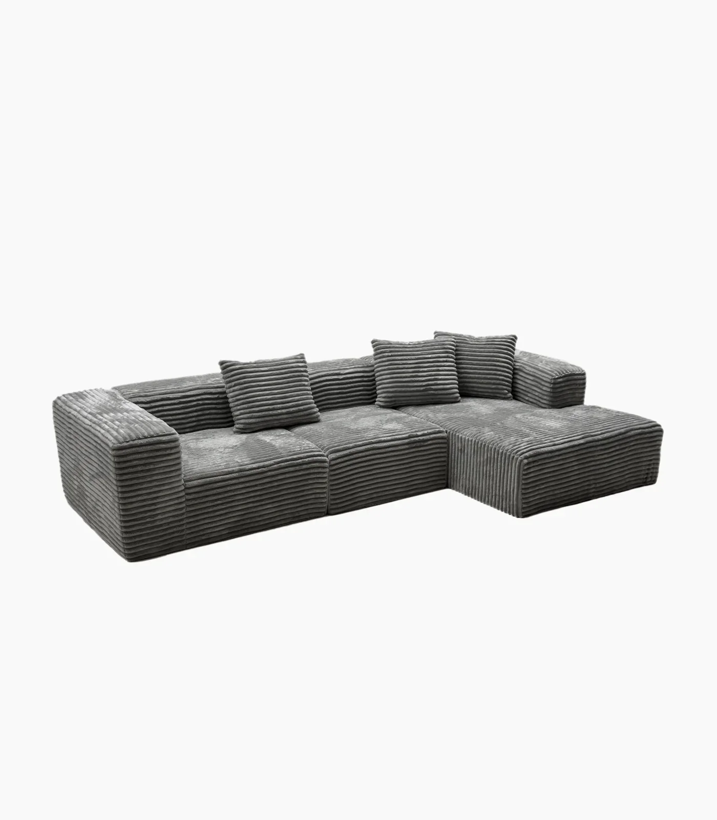 Aria L Shape Sofa- 100% Polyester - Image 6