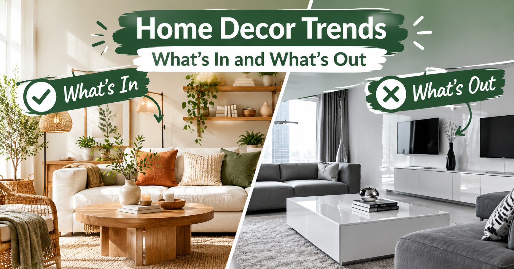 Home Decor Trends: What’s In and What’s Out