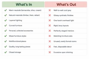 Home Decor: What's In and What's Out
